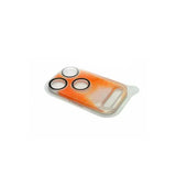 iPhone 17 Series Front, Back & Camera Lens Protector Set with Skins-Exoticase-iPhone 17 Pro Max-Orange Glitter-Exoticase