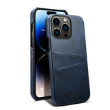 iPhone Case with Dual Card Slots-Exoticase-For iPhone 15 Pro Max-Blue-