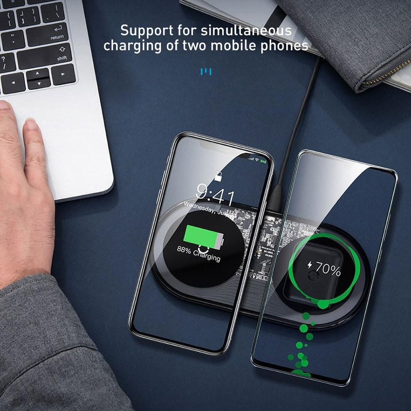 2 in 1 Wireless Charger - Exoticase -