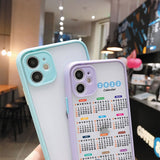 2022 Calendar iPhone Case - Exoticase -