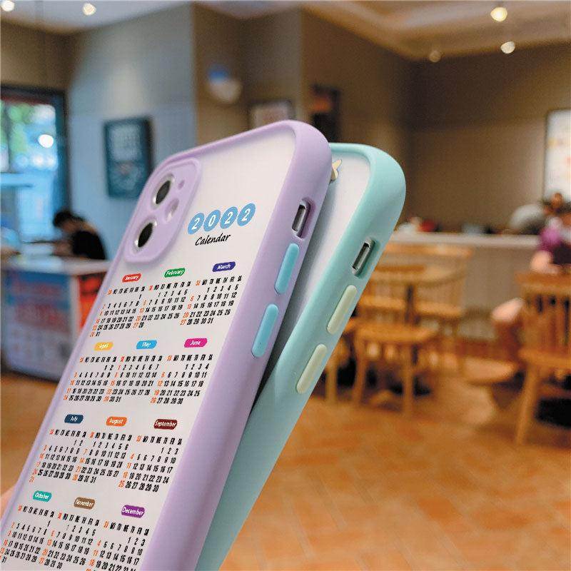 2022 Calendar iPhone Case - Exoticase -