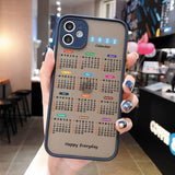 2022 Calendar iPhone Case - Exoticase -