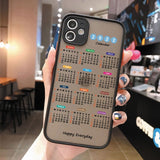 2022 Calendar iPhone Case - Exoticase -