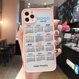 2022 Calendar iPhone Case - Exoticase -