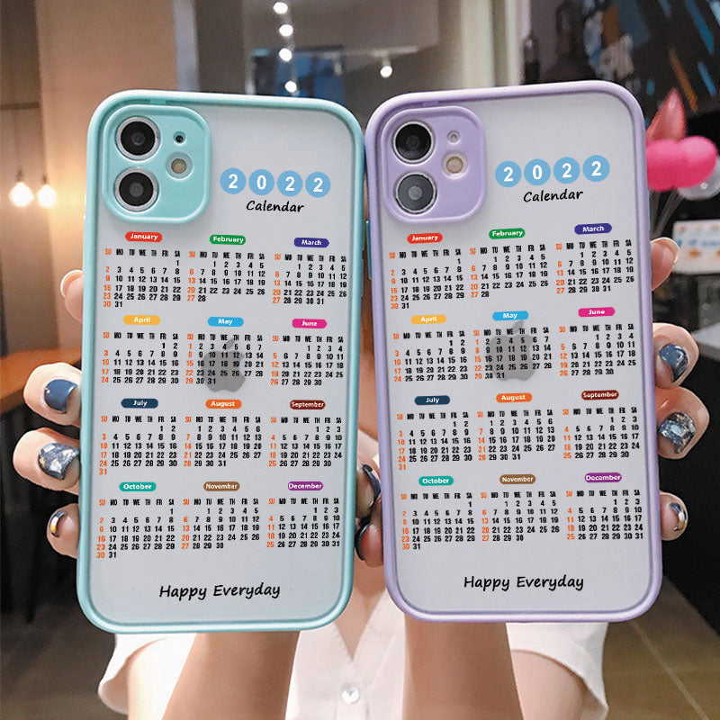 2022 Calendar iPhone Case - Exoticase -