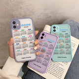 2022 Calendar iPhone Case - Exoticase -