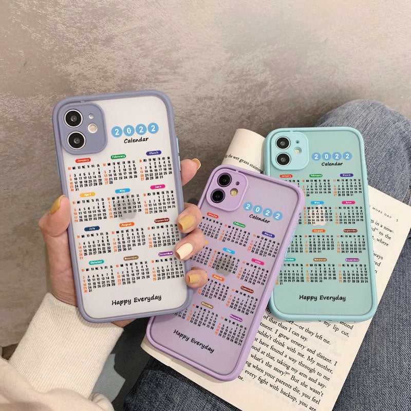 2022 Calendar iPhone Case - Exoticase -