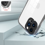 3 in 1 Hybrid Transparent Bumper Shockproof Apple iPhone Case-Exoticase-
