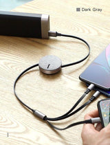3 in 1 Retractable Cable for iPhone-Exoticase-