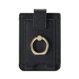 8 Cards Holder iPhone Wallet-Exoticase-Black-