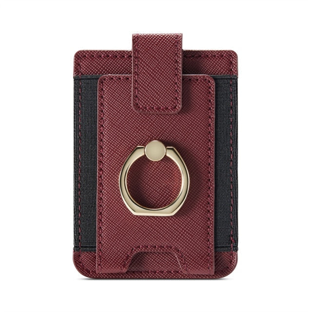 8 Cards Holder iPhone Wallet-Exoticase-Red-