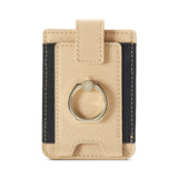 8 Cards Holder iPhone Wallet-Exoticase-Gold-