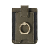 8 Cards Holder iPhone Wallet-Exoticase-Green-