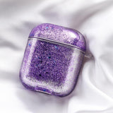 AirPods GlitterFlow Case-Exoticase-Purple-