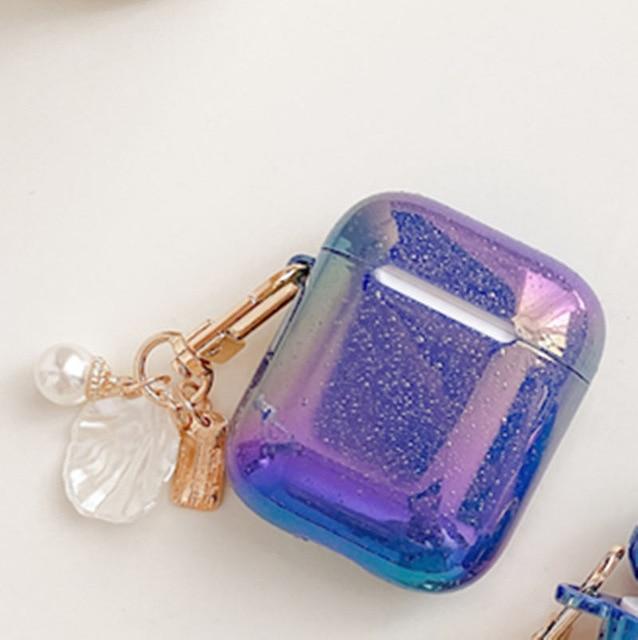 AirPods Pearl Case-Exoticase-Blue-