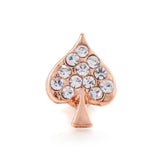 Apple Watch Band Cute Decorative Charms-Exoticase-Rose Gold Spade-