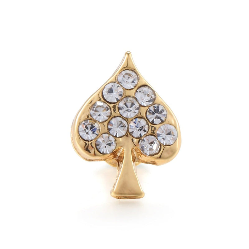 Apple Watch Band Cute Decorative Charms-Exoticase-Gold Spade-