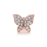 Apple Watch Band Cute Decorative Charms-Exoticase-Rose Gold Butterfly-