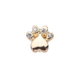 Apple Watch Band Cute Decorative Charms-Exoticase-Gold Paw-