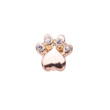 Apple Watch Band Cute Decorative Charms-Exoticase-Rose Gold Paw-