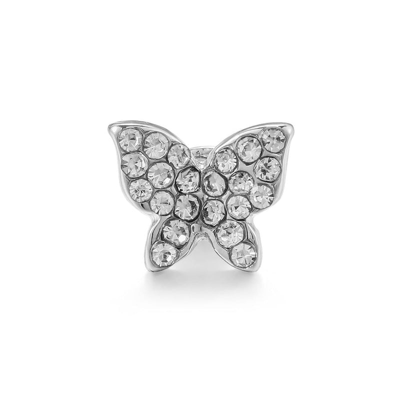 Apple Watch Band Cute Decorative Charms-Exoticase-Silver Butterfly-