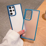 Armor Shockproof Matte Clear Samsung Case-Exoticase-