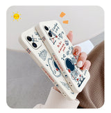 Astronaut and Equations iPhone Case-Exoticase-