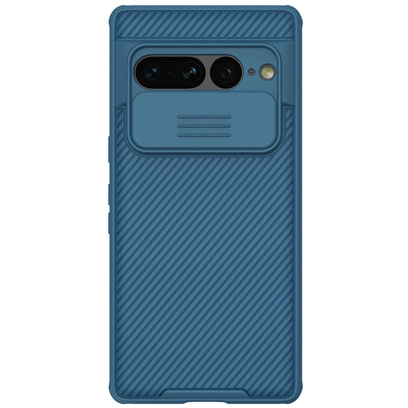 Camera Slider Rugged Google Pixel Case - Exoticase - For Pixel 7 / Blue