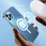 Classic Clear MagSafe iPhone Case With Leather Wallet-Exoticase-