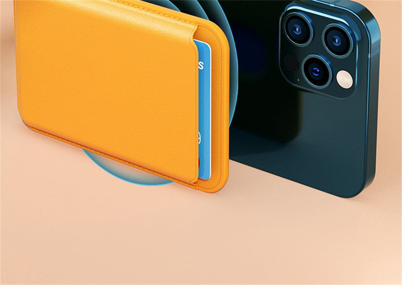 Classic Clear MagSafe iPhone Case With Leather Wallet-Exoticase-