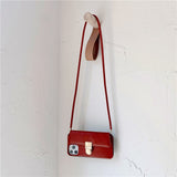 Clutch Style Wallet iPhone Case-Exoticase-For iPhone 12 Pro Max-Red-