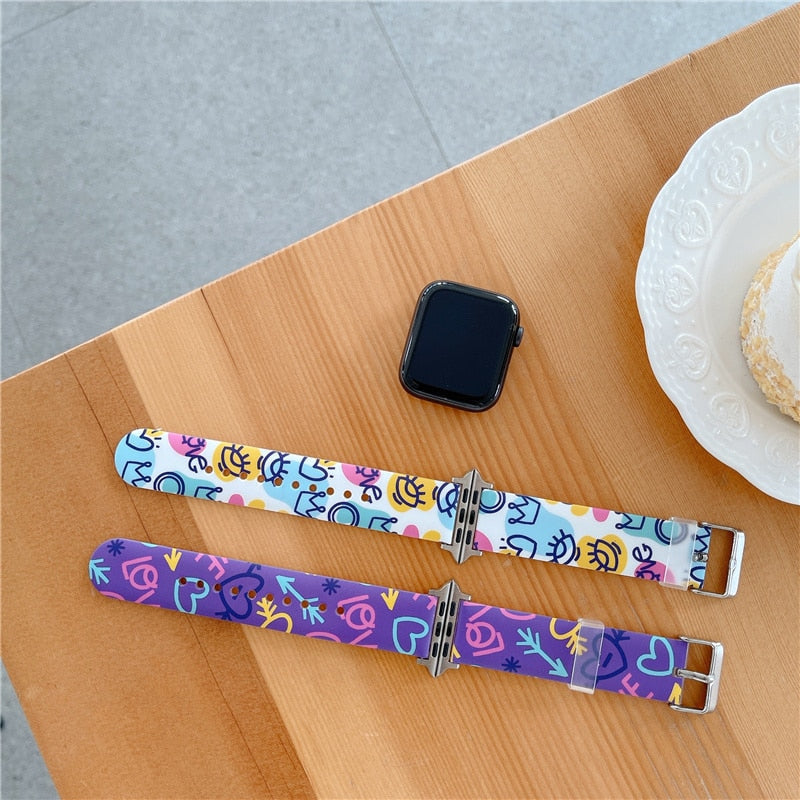 Cute Art Bands for Apple Watch-Exoticase-