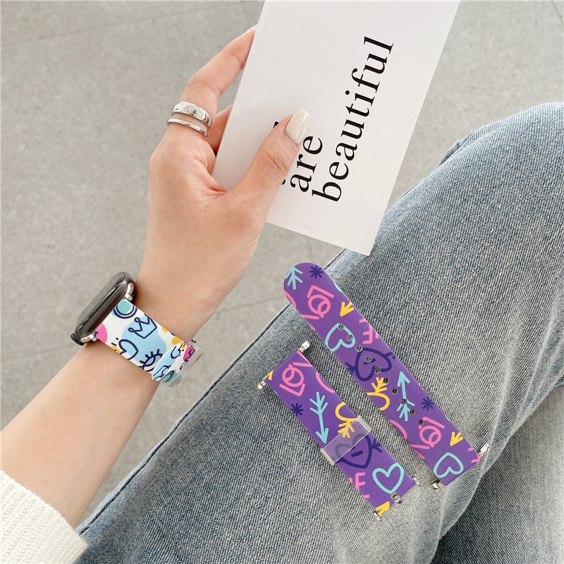 Cute Art Bands for Apple Watch - Exoticase -
