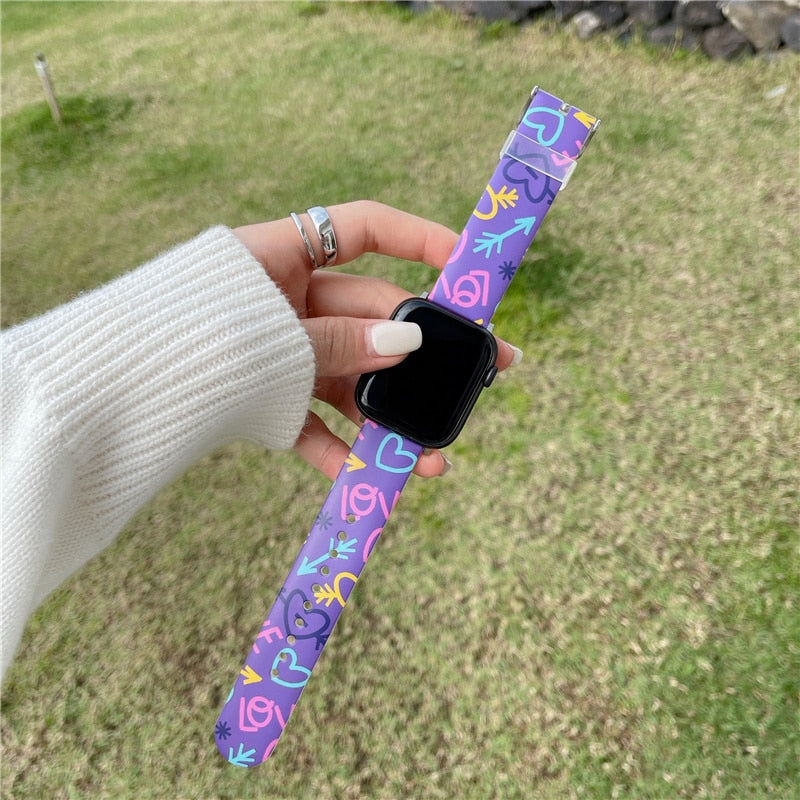 Cute Art Bands for Apple Watch - Exoticase -