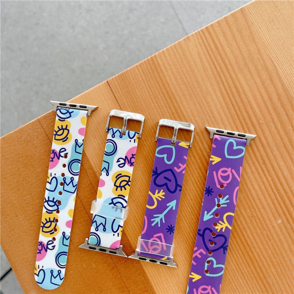 Cute Art Bands for Apple Watch-Exoticase-