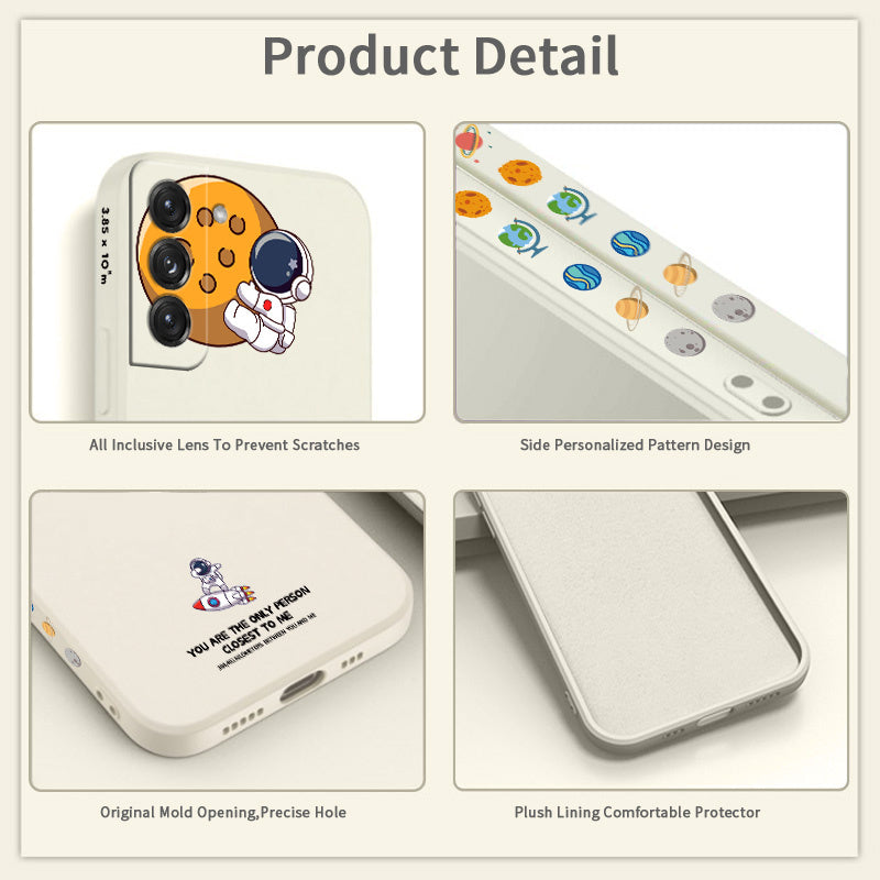 Cute Astronaut Camera Play Samsung Case-Exoticase-