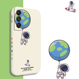 Cute Astronaut Camera Play Samsung Case - Exoticase -