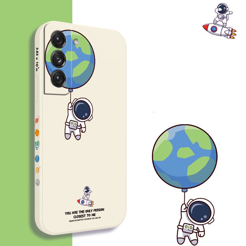 Cute Astronaut Camera Play Samsung Case-Exoticase-