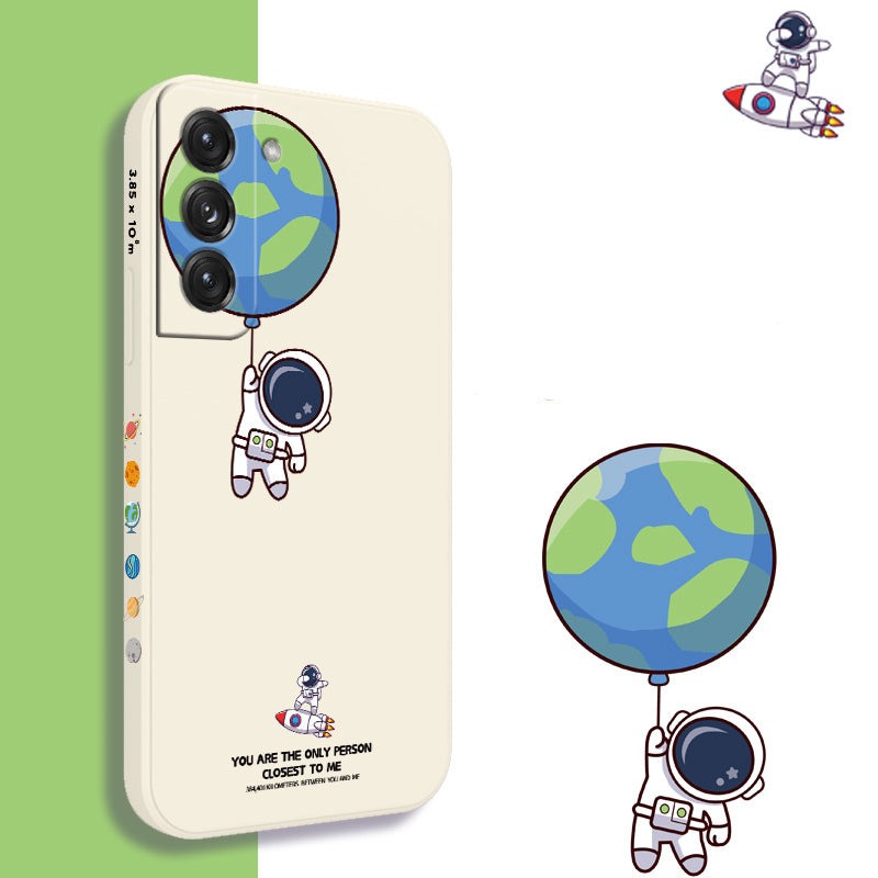 Cute Astronaut Camera Play Samsung Case-Exoticase-