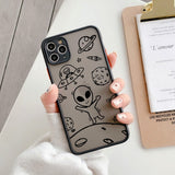 Cute Astronaut Planet iPhone Case-Exoticase-For iPhone 13 Pro Max-D-