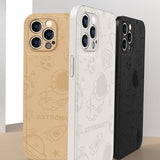 Cute Astronaut Soft Leather iPhone Case - Exoticase -