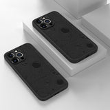 Cute Astronaut Soft Leather iPhone Case - Exoticase - For iPhone 13 Pro max / Black