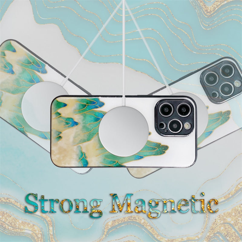 Dreamlike Floraland Apple iPhone Case With MagSafe Ring-Exoticase-
