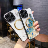 Dreamlike Floraland Apple iPhone Case With MagSafe Ring-Exoticase-