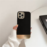 Dual Color Solid iPhone Case-Exoticase-For iPhone 13 Pro Max-Black-