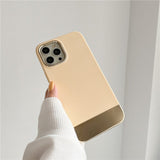 Dual Color Solid iPhone Case-Exoticase-For iPhone 13 Pro Max-Yellow-