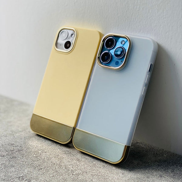 Dual Color Solid iPhone Case-Exoticase-