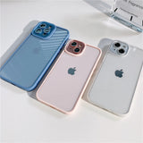 Electroplated Glitter Metal Ring Transparent iPhone Case - Exoticase -