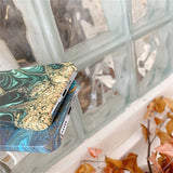 Electroplated Glitterflow Marble iPhone Case - Exoticase -