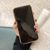 Electroplated iPhone Case with Pearl Chain - Exoticase -